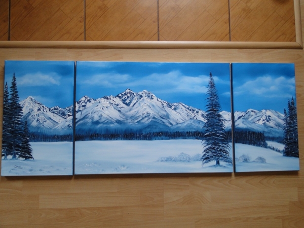 Vysoké Tatry panoráma v zime