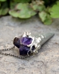 NÁHRDELNÍK AMETYSTOVÝ AMULET