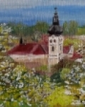 hořický kostelík v květu
