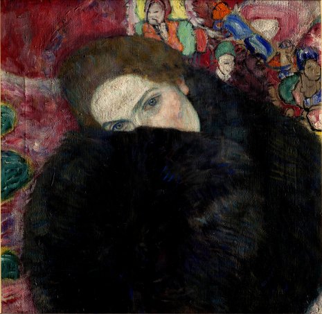 GUSTAV KLIMT: Dáma s rukávníkem